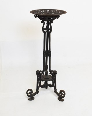 Lot 750 - French iron plant table base