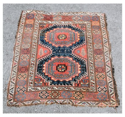 Lot 516 - Small Middle Eastern wool rug