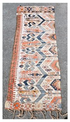 Lot 468 - Large early 20th Century kilim fragment