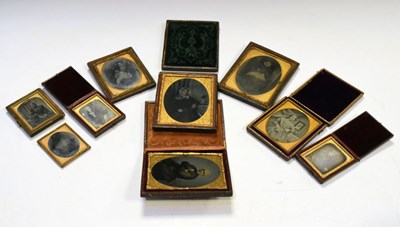 Lot 367 - Collection of nine assorted Victorian portrait photographs