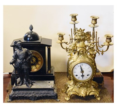 Lot 538 - Group of clocks