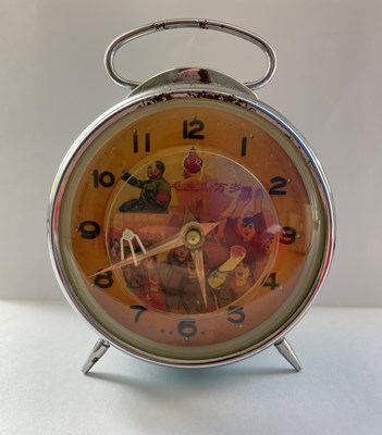 Lot 388 - Retro 1950s/1960s Chinese Chairman Mao Communist Propaganda metal alarm clock