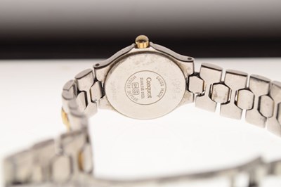 Lot 117 - Longines - Lady's bimetallic quartz wristwatch