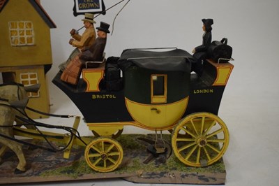 Lot 149 - Early 20th Century polychrome painted diorama