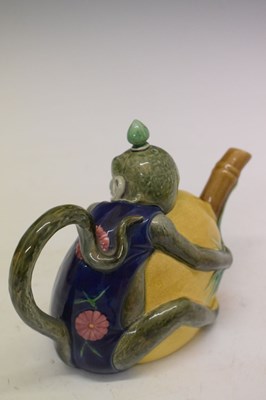 Lot 236 - Minton monkey teapot