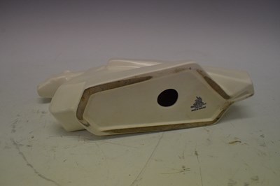 Lot 364 - Wedgwood white jaguar figure