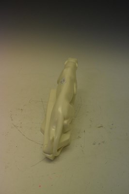 Lot 364 - Wedgwood white jaguar figure