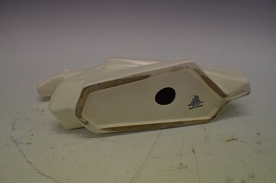 Lot 364 - Wedgwood white jaguar figure