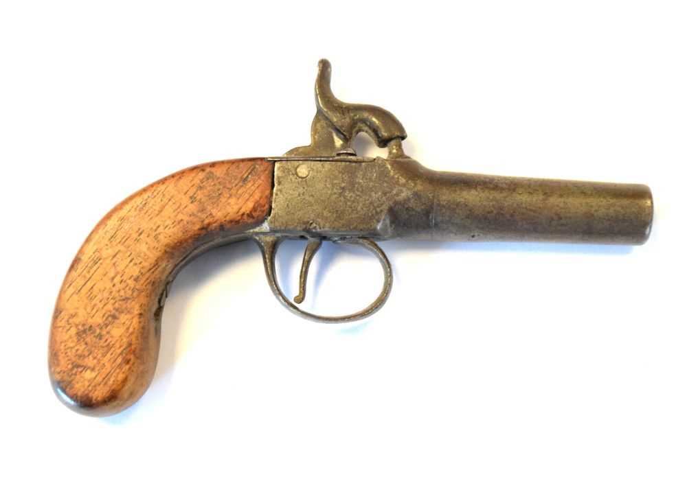 Lot 236 - Early 19th Century percussion pocket pistol