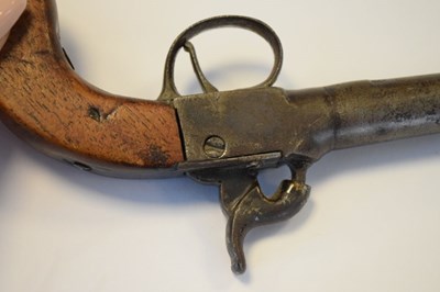 Lot 236 - Early 19th Century percussion pocket pistol