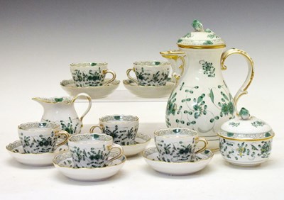 Lot 231 - Quantity Meissen coffee wares