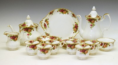 Lot 339 - Quantity of Royal Albert 'Old Country Roses' pattern tea wares