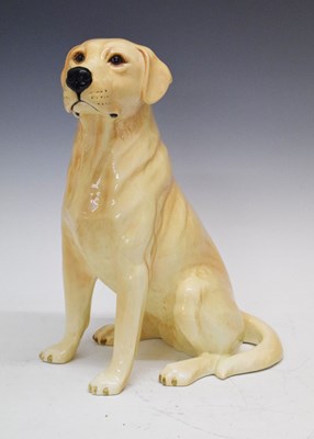 Lot 277 - Beswick fireside model of a seated Labrador, Model 2317