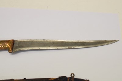 Lot 321 - 19th Century Indo Persian dagger 'Pesh Kabz'