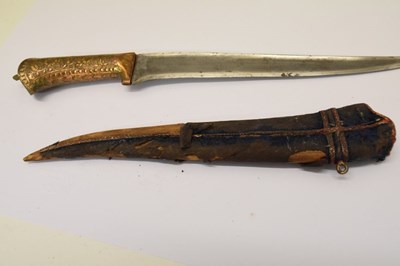 Lot 321 - 19th Century Indo Persian dagger 'Pesh Kabz'