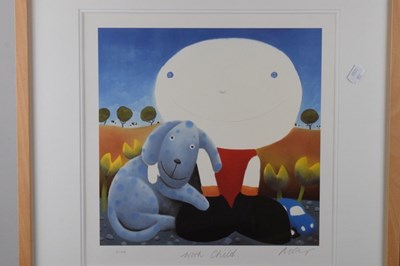 Lot 357 - Mackenzie Thorpe (b.1956) - Limited edition photo lithograph - 'With Child'