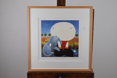 Lot 357 - Mackenzie Thorpe (b.1956) - Limited edition photo lithograph - 'With Child'