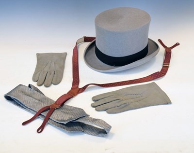 Lot 209 - Simpson grey top hat, etc.