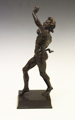 Lot 127 - Italian bronze model of the Dancing Faun of Pompeii