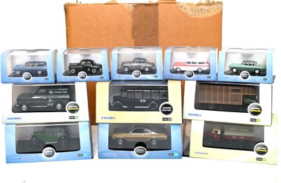 Lot 415 - Oxford Diecast - Quantity of twenty plus 1/76 and 1/43 scale diecast model vehicles