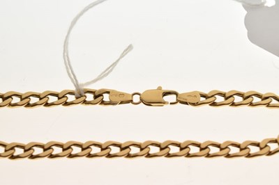 Lot 54 - 18ct gold curb-link bracelet