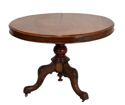 Lot 605 - Victorian mahogany breakfast table