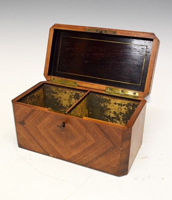 Lot 207 - 19th Century kingwood tea caddy