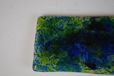 Lot 360 - Siddy Langley (b.1955), pate-de-verre glass tile