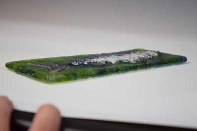Lot 360 - Siddy Langley (b.1955), pate-de-verre glass tile