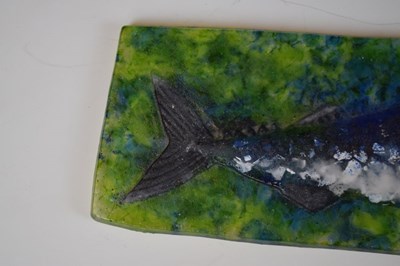 Lot 360 - Siddy Langley (b.1955), pate-de-verre glass tile
