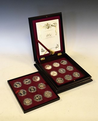 Lot 119 - Royal Mint Queen Elizabeth II 40th Anniversary Coronation Crown Collection