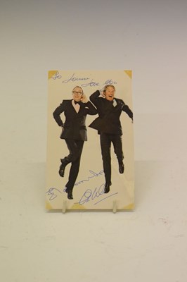 Lot 161 - Autographs - Morecambe and Wise multi-signed colour publicity photograph