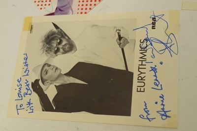 Lot 165 - Music Interest - Collection of autographs and signed publicity photographs from the mid 1980's