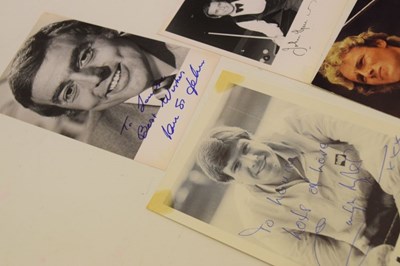 Lot 162 - Sporting Interest - Collection of autographs and signed publicity photographs from the mid 1980's