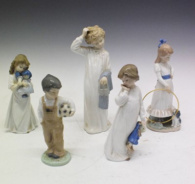 Lot 273 - Five Nao figurines