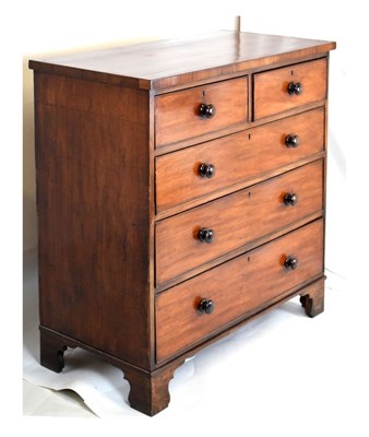 Lot 648 - Early 19th Century mahogany chest of drawers