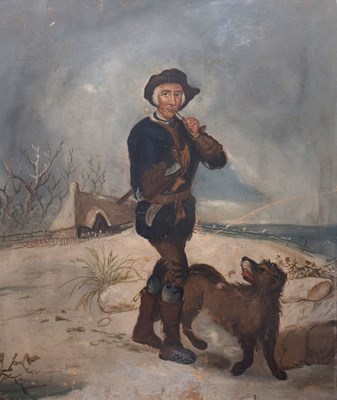 Lot 522 - Follower of Thomas Barker of Bath, 'The Woodsman and his Dog'