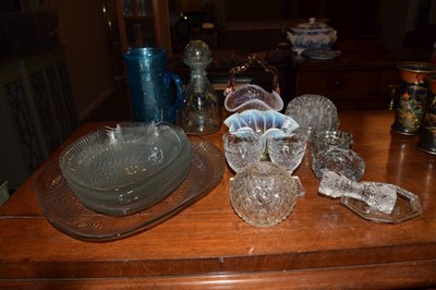 Lot 721 - Assorted glass including fish service