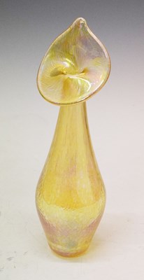 Lot 311 - Iridescent glass 'Jack in the Pulpit' vase