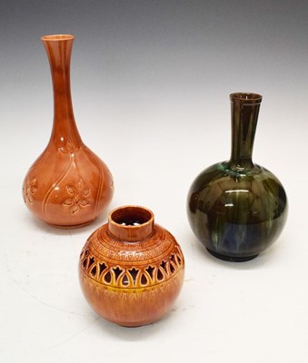 Lot 362 - Three items of Art pottery