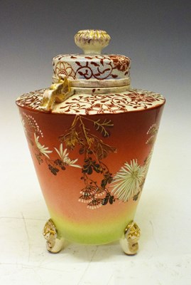 Lot 373 - Early 20th Century Japanese vase and cover