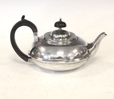 Lot 131 - Edward VII silver "bachelor's" teapot, London 1909, 351g gross approx.