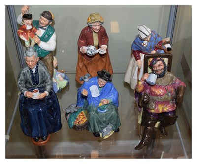 Lot 322 - Six Royal Doulton figures