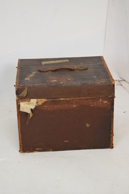 Lot 537 - Early 20th Century luggage box