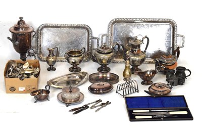 Lot 544 - Quantity of silver plated items