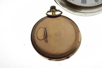 Lot 119 - Goliath pocket watch, together with two base metal pocket watches