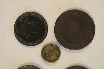 Lot 108 - Quantity of Georgian and other coinage, tokens, etc