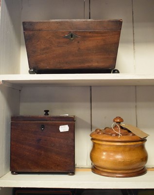 Lot 647 - Quantity of wooden boxes, tea caddies, etc