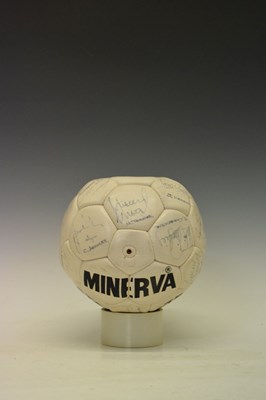 Lot 194 - Mid 1980s signed Tottenham Hotspur Football