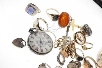 Lot 96 - Quantity of silver jewellery